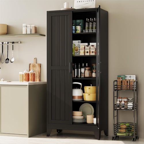 Metal kitchen cupboard - 71",