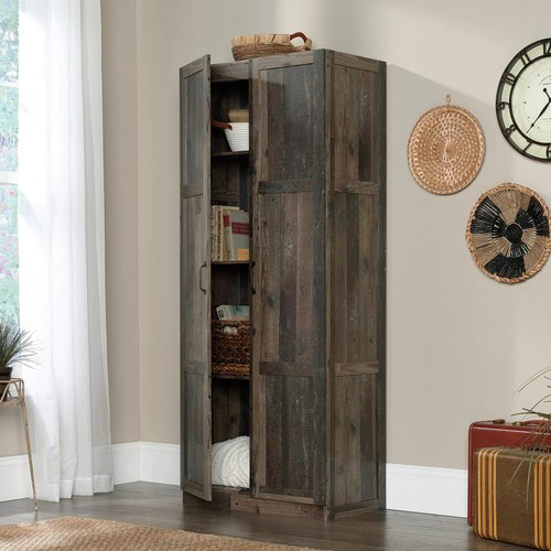 Rustic brown storage - brown, cabinet